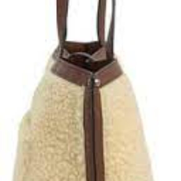 Rebecca Minkoff Faux Shearling Tote Bag- NWT - Picture 4 of 4